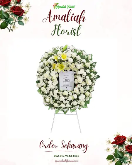 Krans Bunga Duka Cempaka Baru